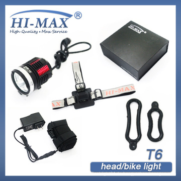 Hi-max Fabrik CREE 200m 1800lumen Fahrrad Licht / Fahrrad Helm Licht für Großhändler